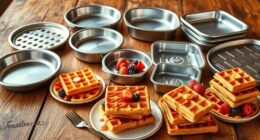 baking pans for waffle cakes