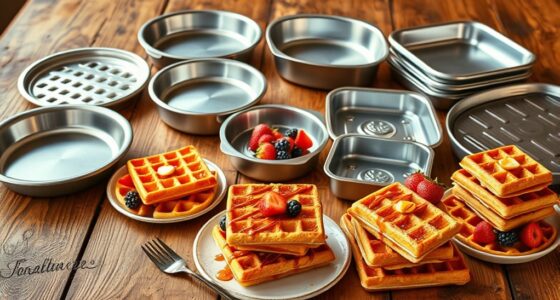 baking pans for waffle cakes