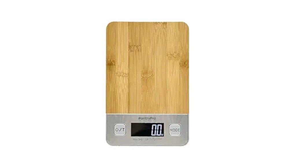 bamboo digital kitchen scale