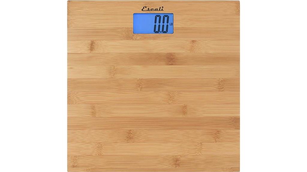 bamboo digital weight scale