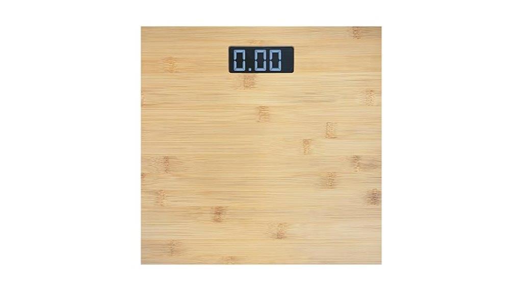 bamboo digital weight scale