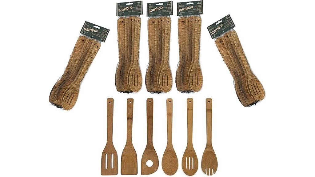 bamboo kitchen tools set