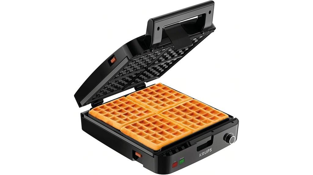 belgian waffle maker four slices