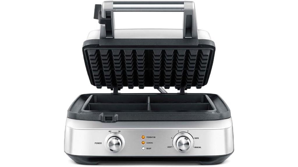 breville four slice waffle maker