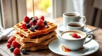 buckwheat waffle recipe instructions