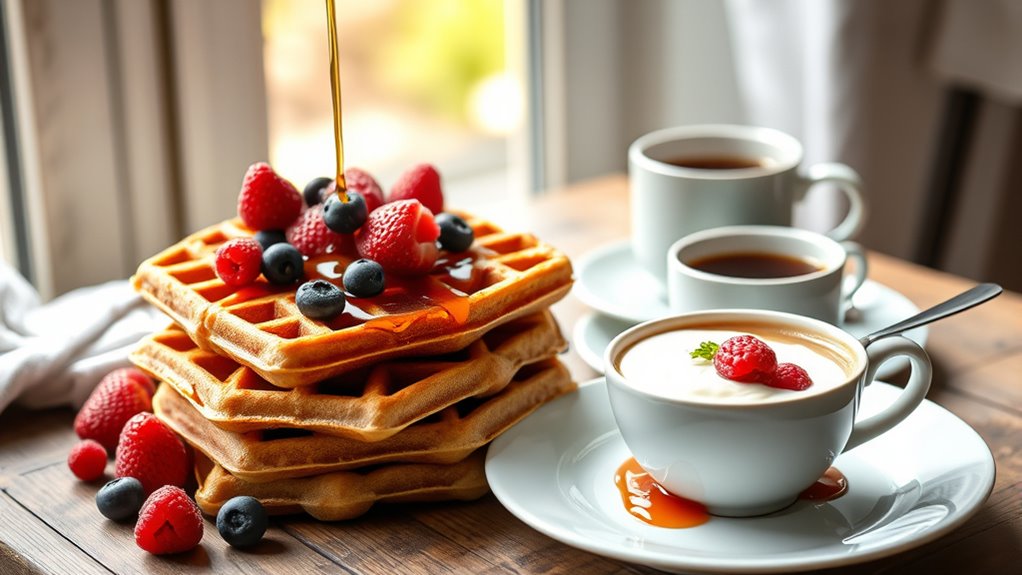buckwheat waffle recipe instructions
