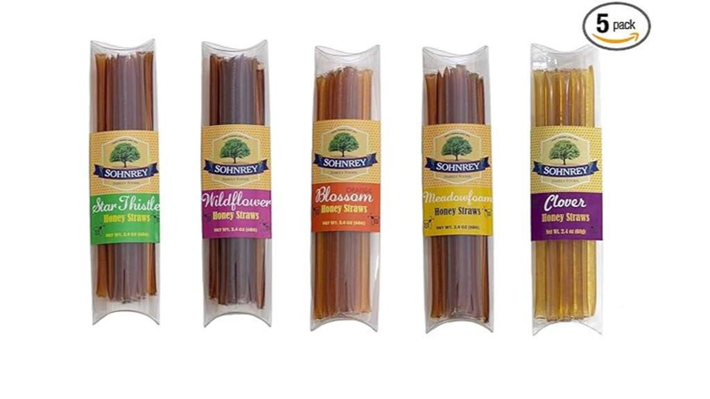 california honey straw gift