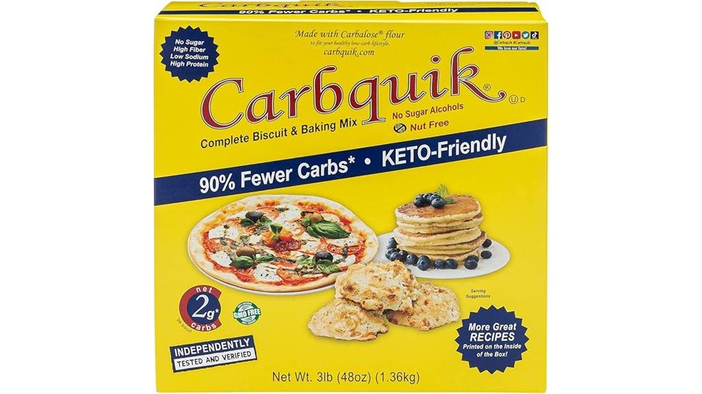 carbquik baking mix 3lbs