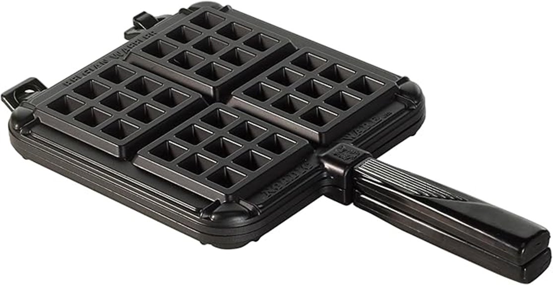 cast aluminum waffle iron