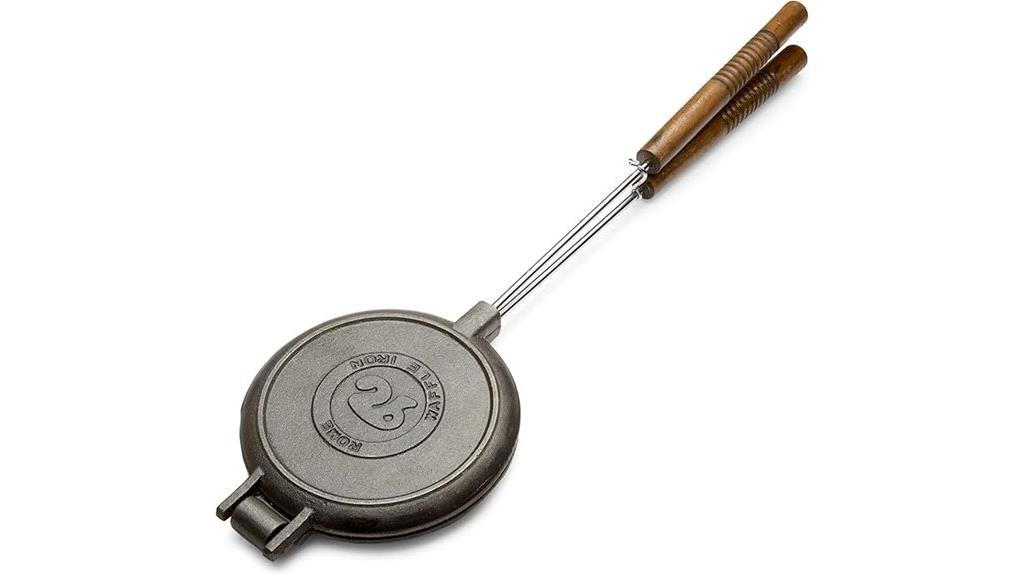cast iron waffle iron
