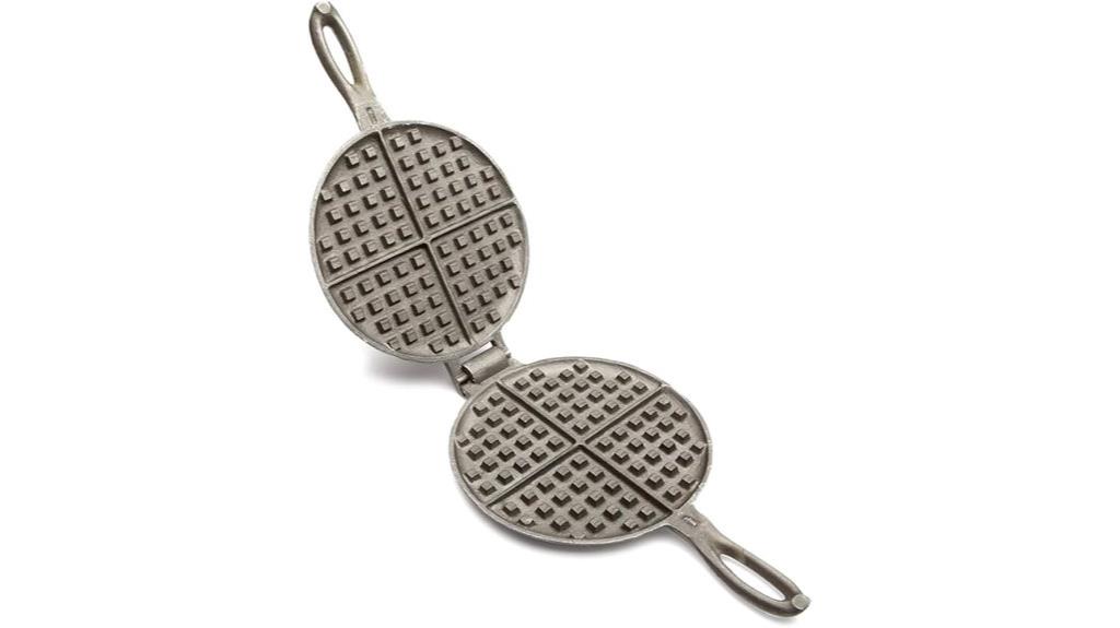 cast iron waffle maker