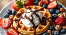 chocolate toppings for waffles