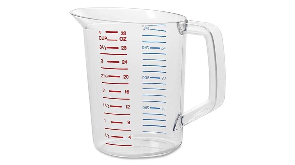 clear measuring cup 4 cup