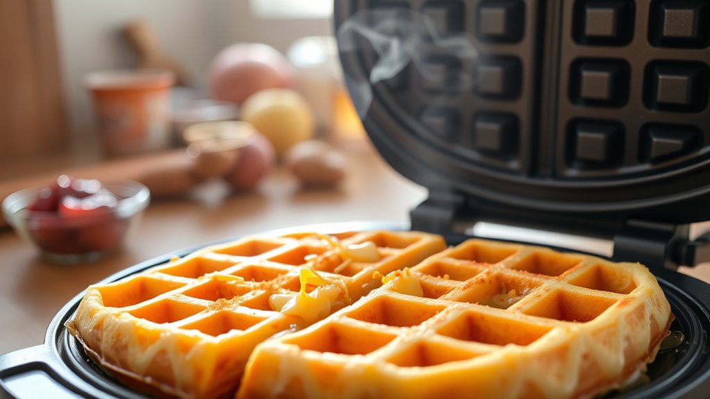 close the waffle iron
