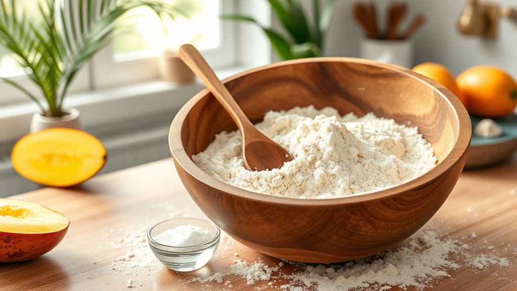 combine dry ingredients thoroughly