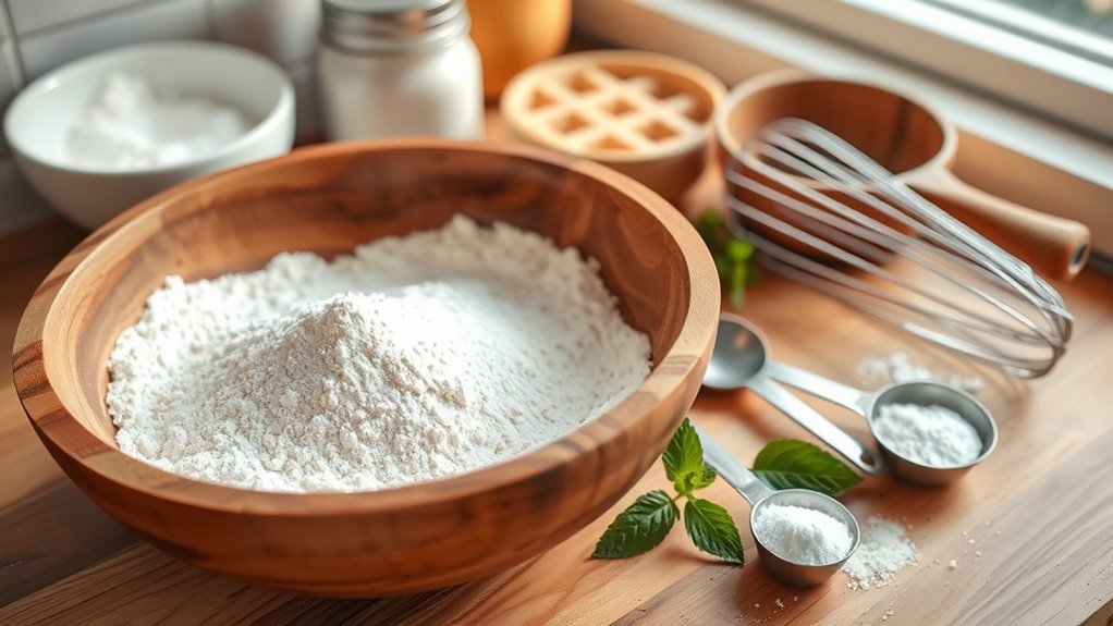 combine dry ingredients well