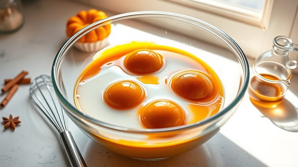 combine liquid components thoroughly
