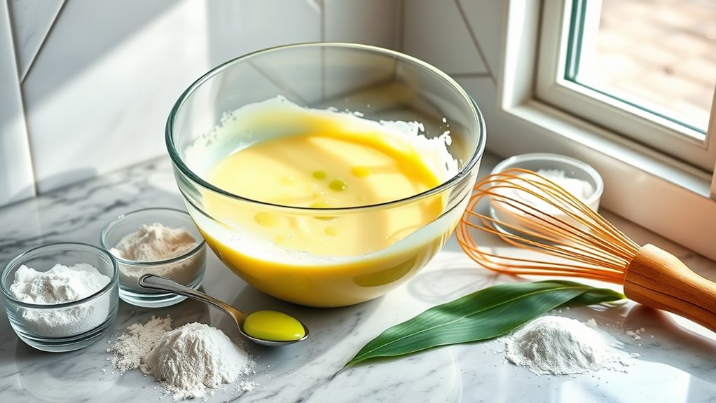 combine wet ingredients together