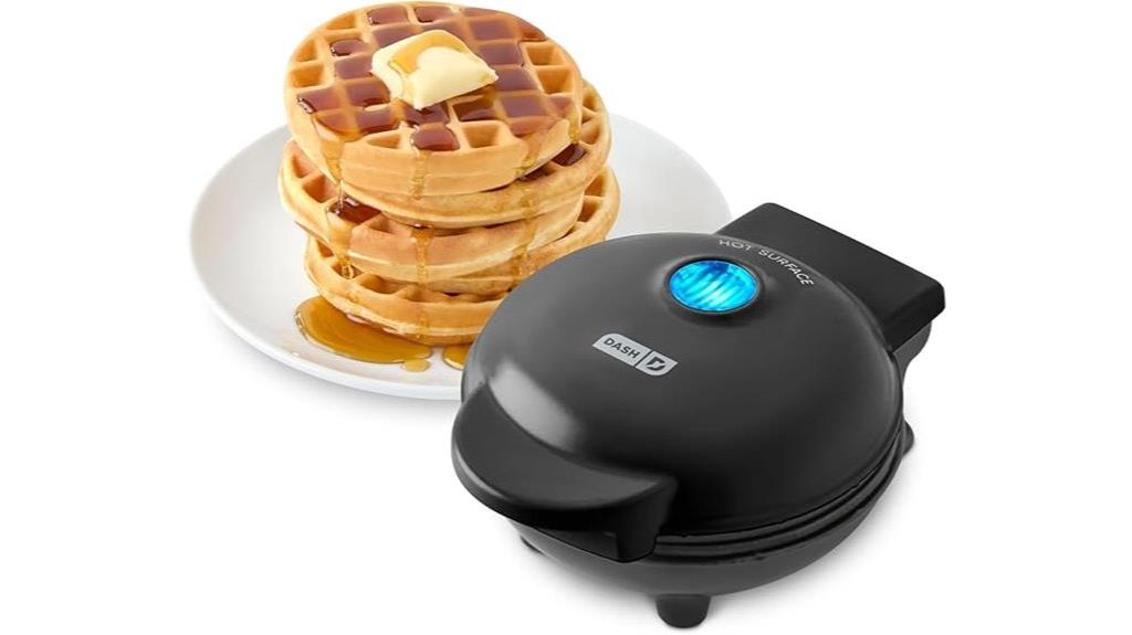 compact nonstick waffle maker