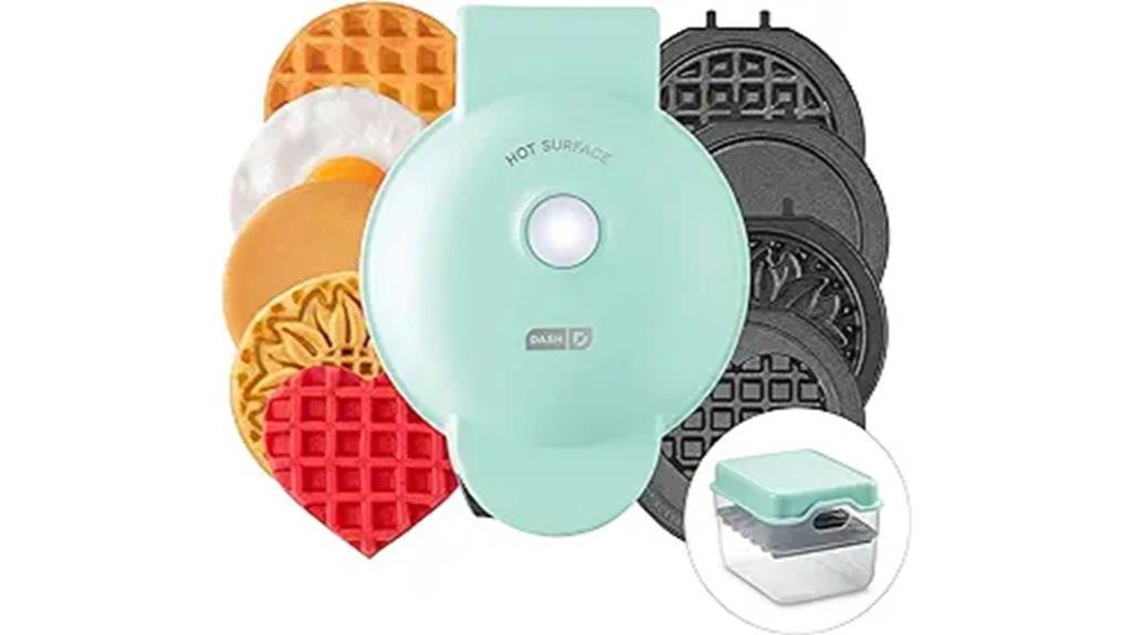 compact waffle maker design