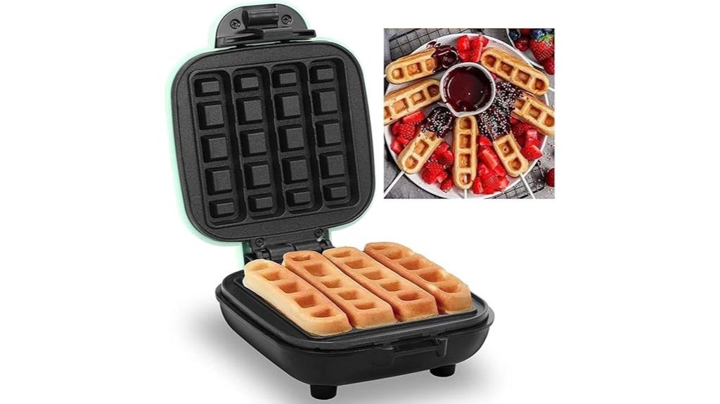 compact waffle stick maker