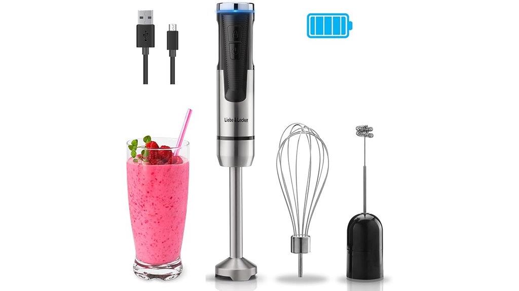 cordless blender with attachments