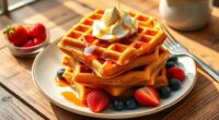 cornmeal based waffle recipe