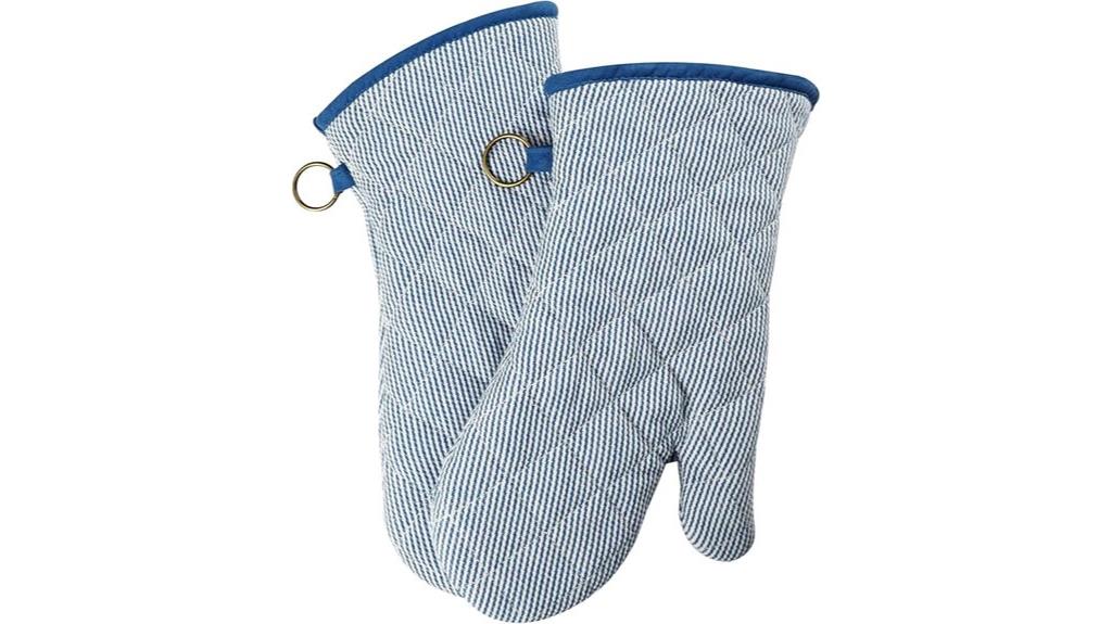 cotton heat resistant mitts