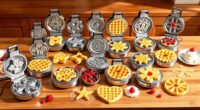creative electric waffle cutters