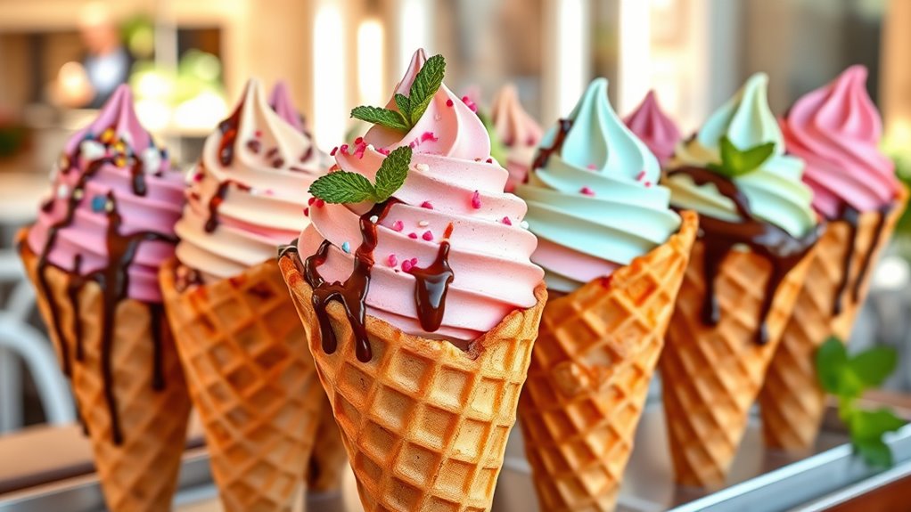 creative waffle ice cream recipes