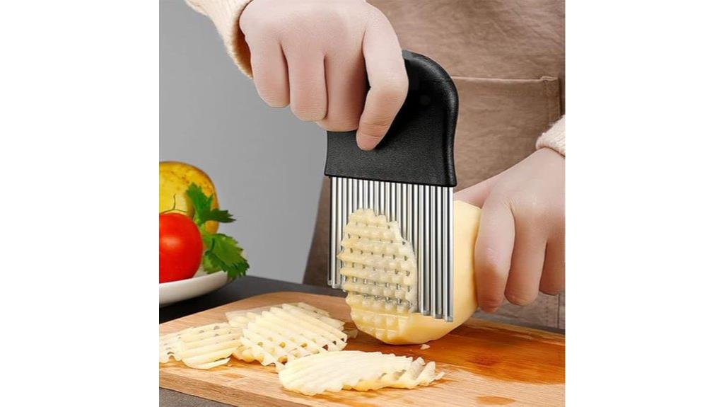 crinkle cut fry slicer