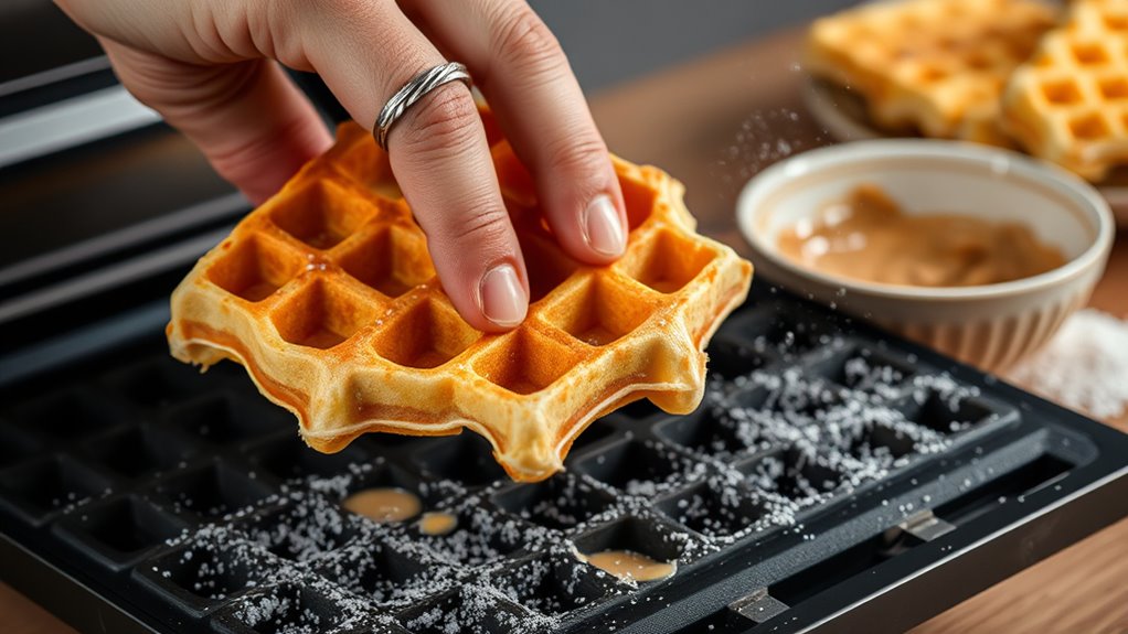 crispy waffle texture improvements