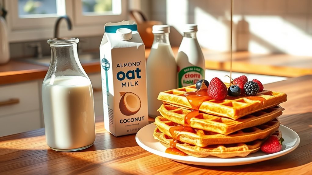 dairy free milk options available