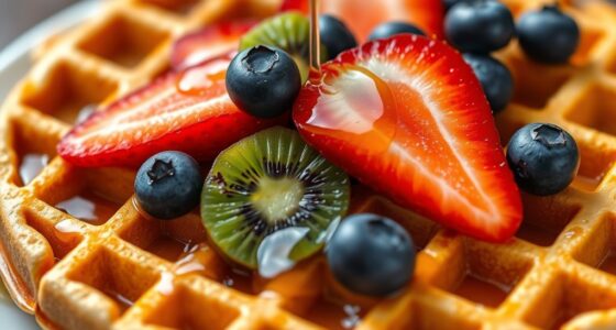 delicious fruit waffle toppings