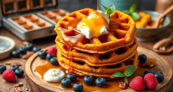 delicious sweet potato waffles
