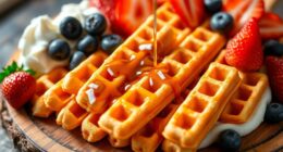 delicious waffle stick options