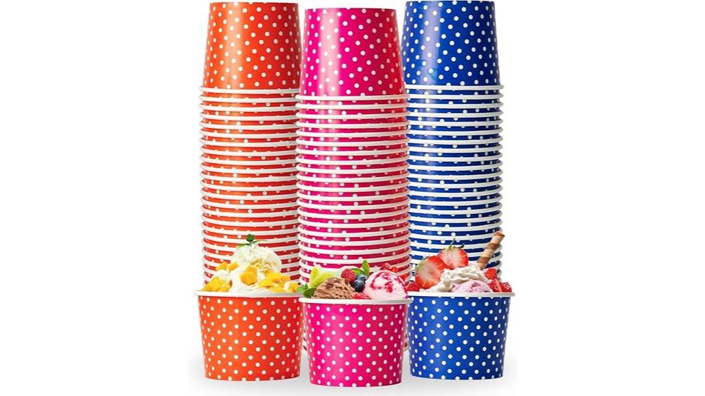 disposable ice cream cups