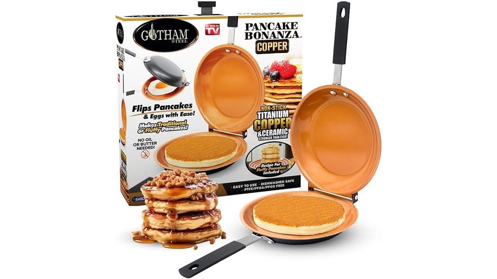 double sided pancake pan