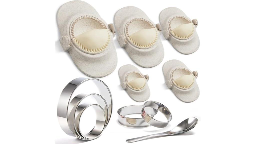 dumpling press with sizes