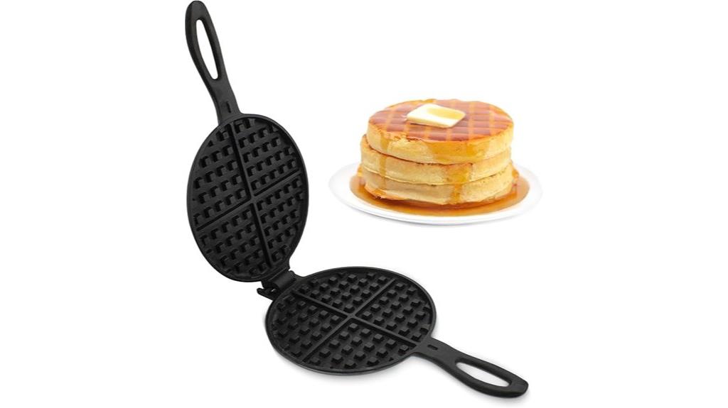 durable cast iron waffle maker