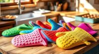 durable silicone oven mitts
