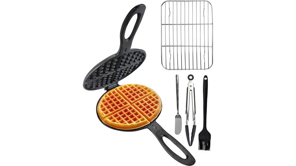 durable waffle maker set