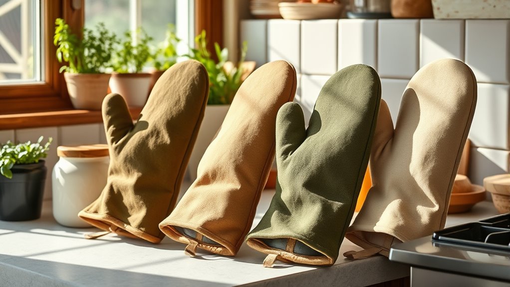 eco friendly organic oven mitts