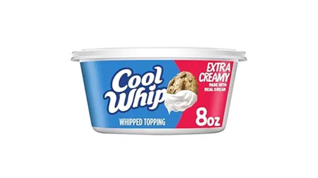 extra creamy whipped topping