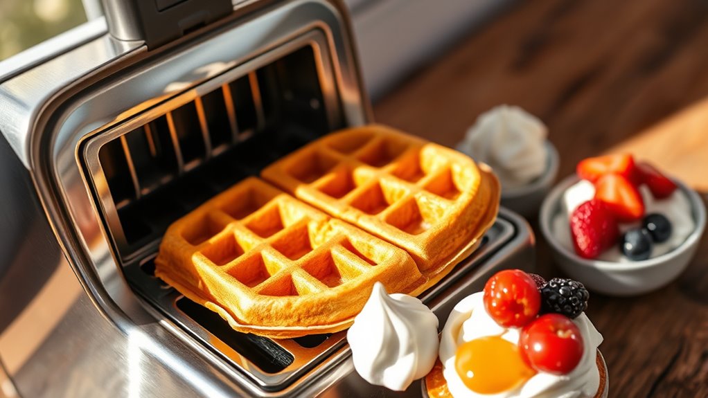 extra wide slots for waffles