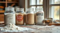 flour selection for waffles