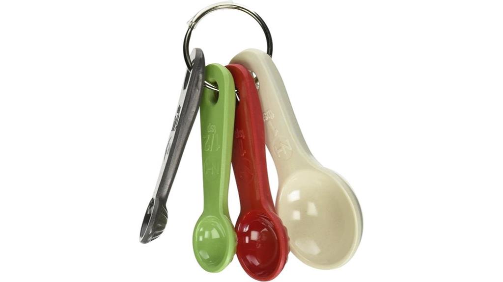 four measuring spoons set