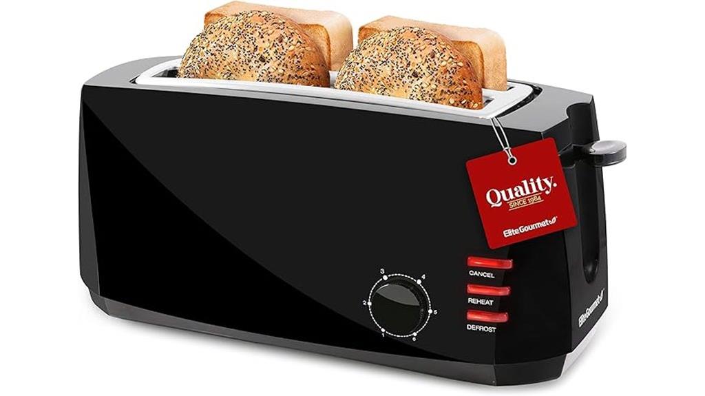 four slice long toaster