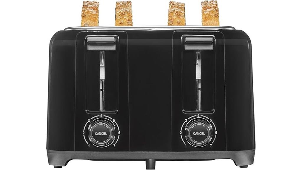 four slice toaster model
