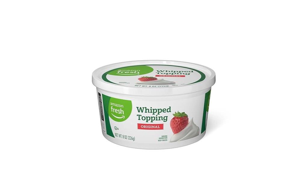 frozen whipped topping available
